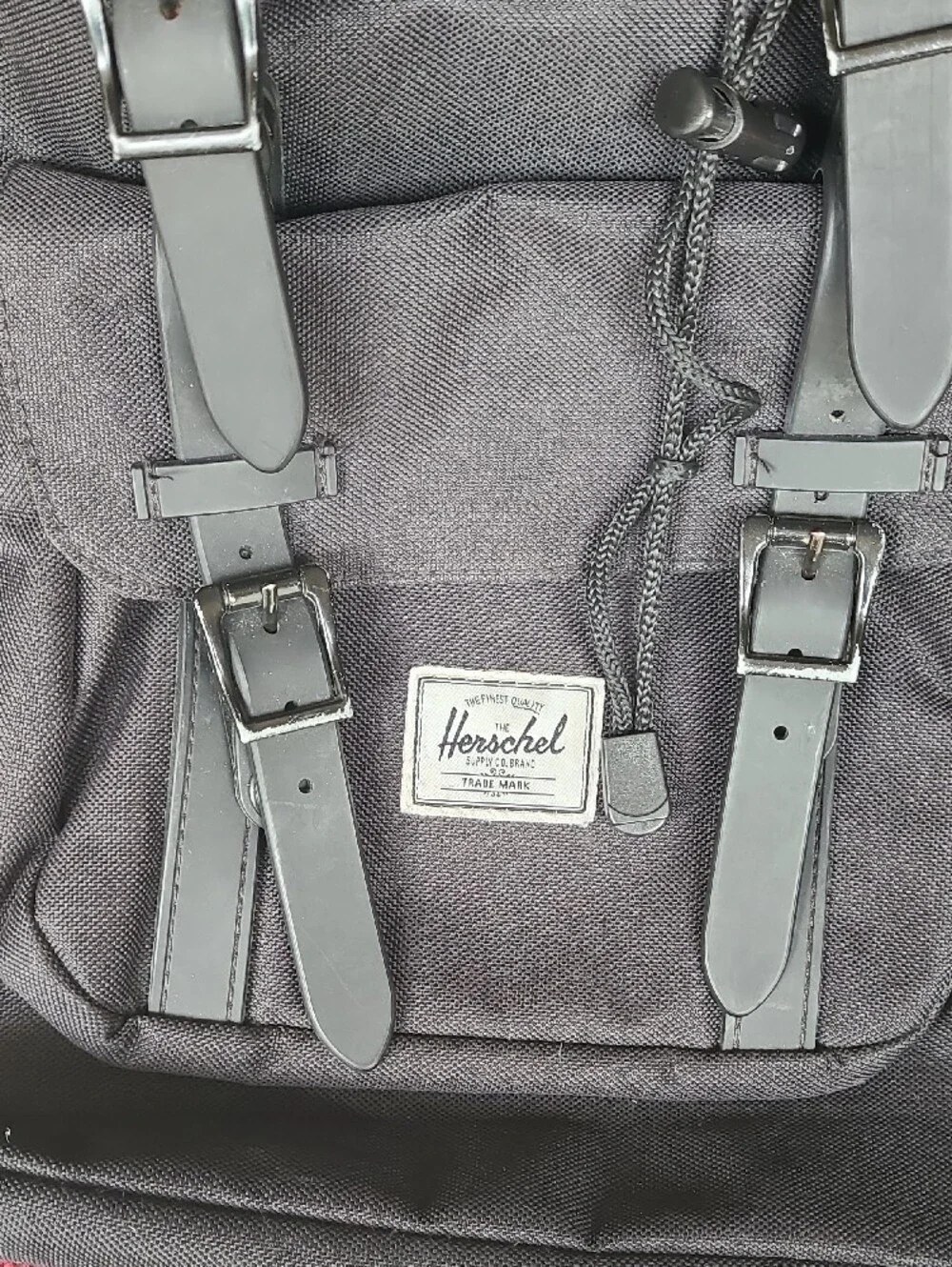 Herschel Supply Company Black Men’s Backpack with Buckle Straps